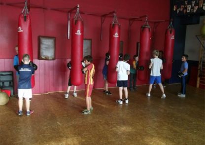 Inbetriebnahme Box-Trainingsgeräte Kinder- und Jugendsportgruppe Güstrower SC