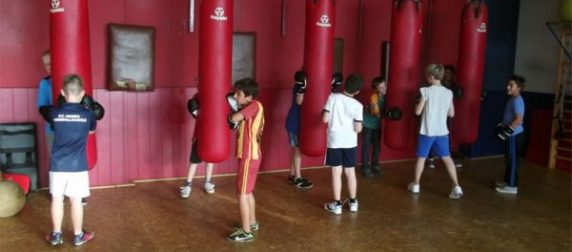 Inbetriebnahme Box-Trainingsgeräte Kinder- und Jugendsportgruppe Güstrower SC